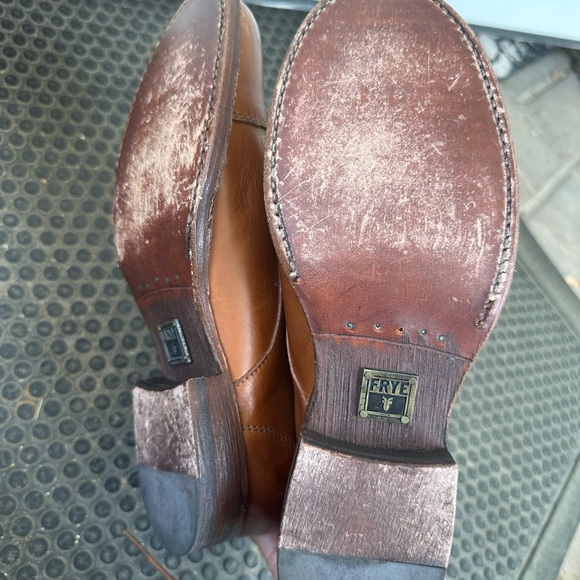 Frye leather combat lace up classic boots - Picture 3 of 3